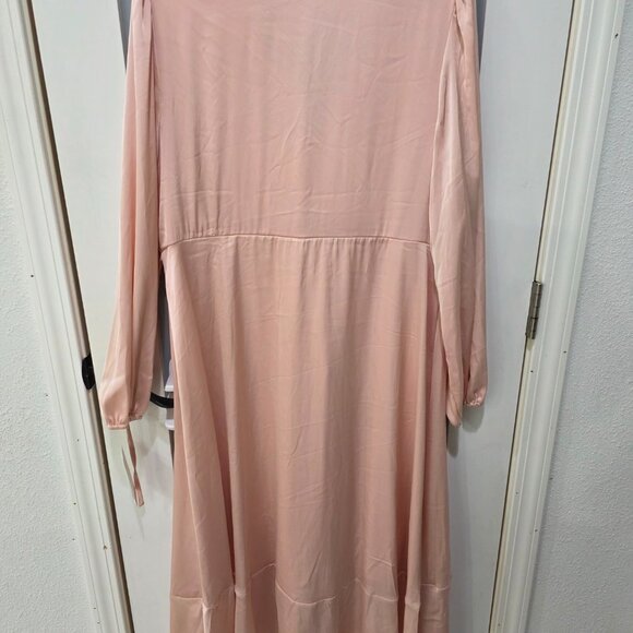 Motherhood Maternity Blush Pink Wrap Maxi Dress XL | NWT - Picture 10 of 12